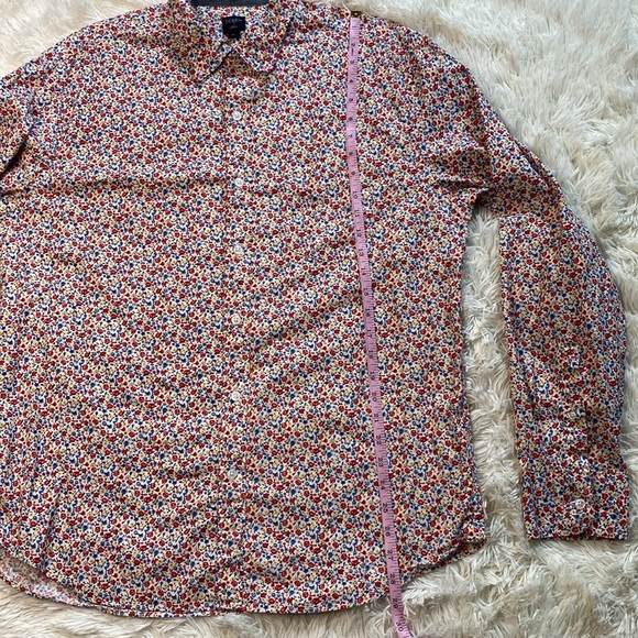 J. Crew Floral Print Button Down Shirt - Picture 5 of 8